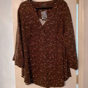 Torrid plus size tunic/ Harper blouse